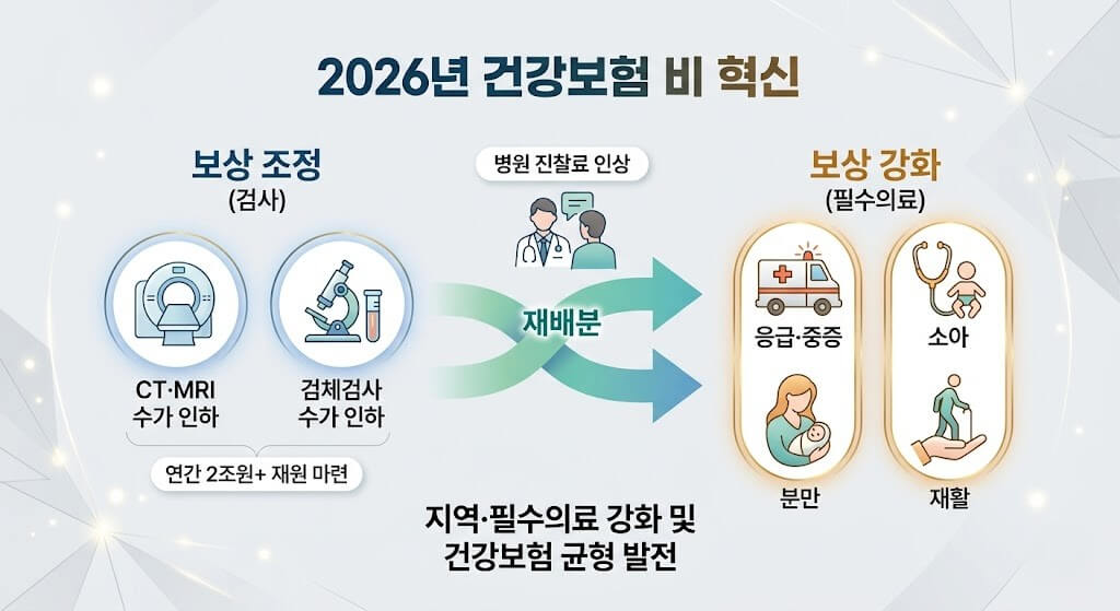 CT&middot;MRI 수가 낮추고 병원 진찰료 올린다, 환자 부담 얼마나 늘까