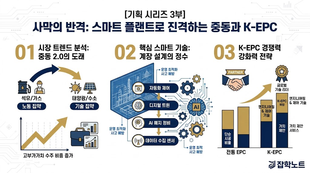 스마트 플랜트로 진격하는 K-EPC 인포그래픽