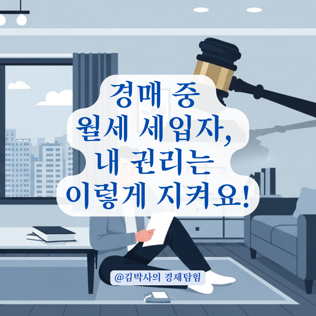 집주인 경매 진행 중 월세 계약자, 계속 살아도 되는지 체크포인트.