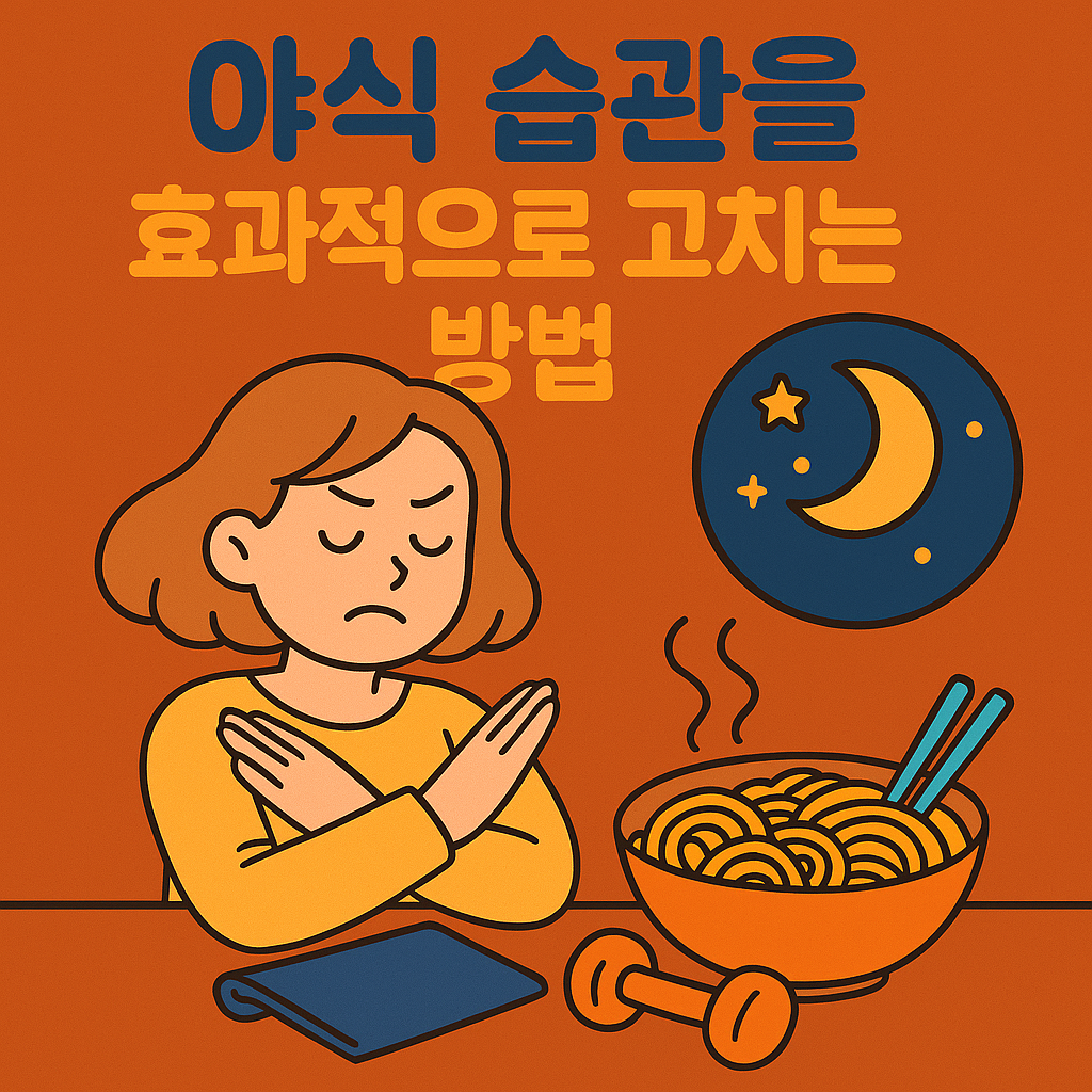 야식 습관 고치는 법
