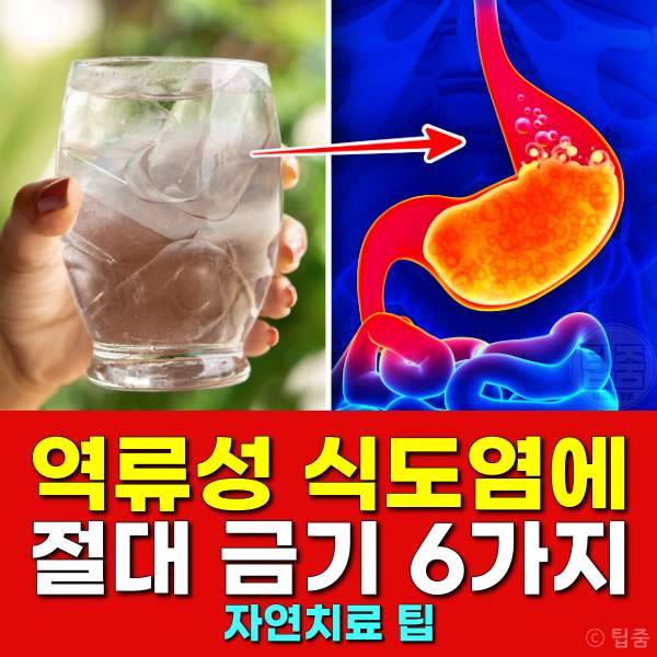 역류성식도염 증상 자연치료 방법 6가지