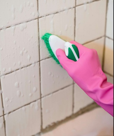 샤워 부스 모서리 이미지