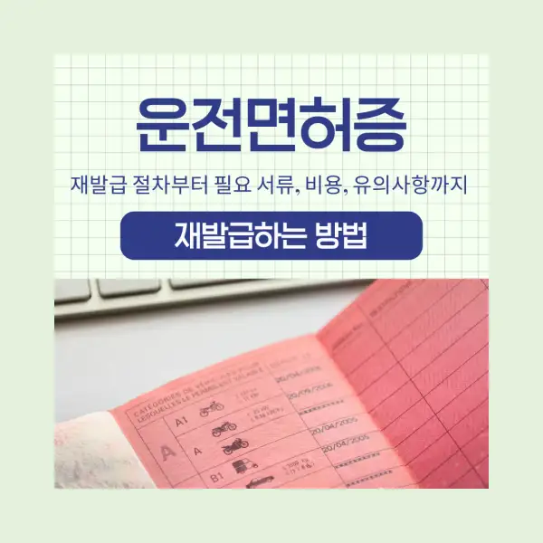 운전면허증 재발급