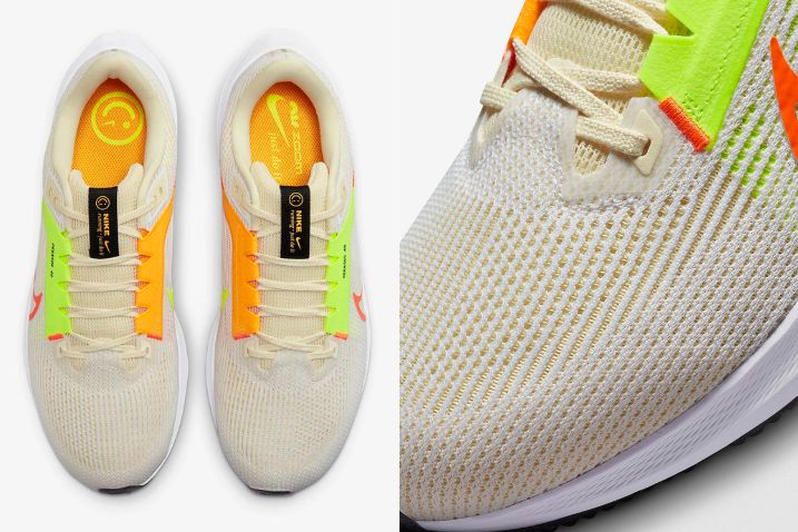 나이키 페가수스 40 정면과 매쉬 사진