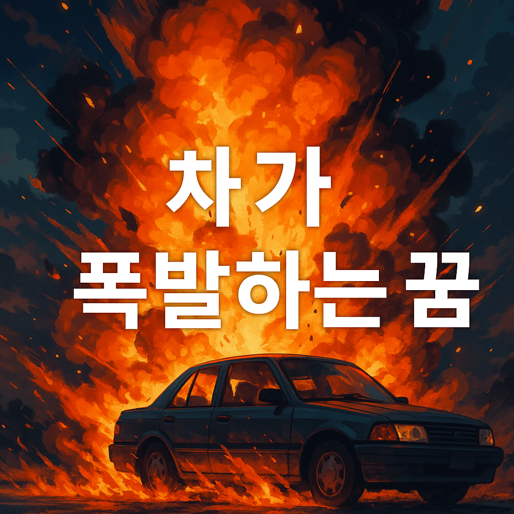 차가 폭발하는 꿈 해몽