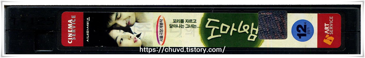 도마뱀-비디오테이프 옆면