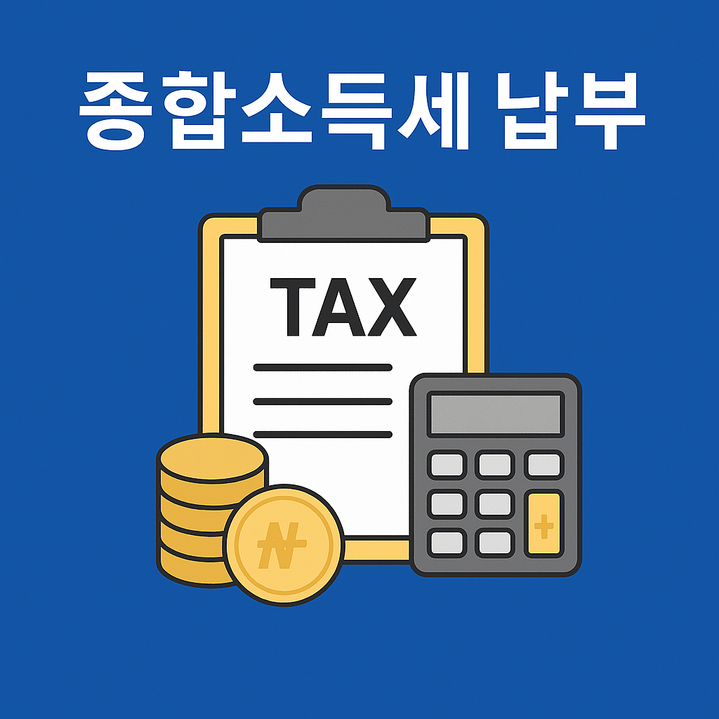 종합소득세 납부 사진