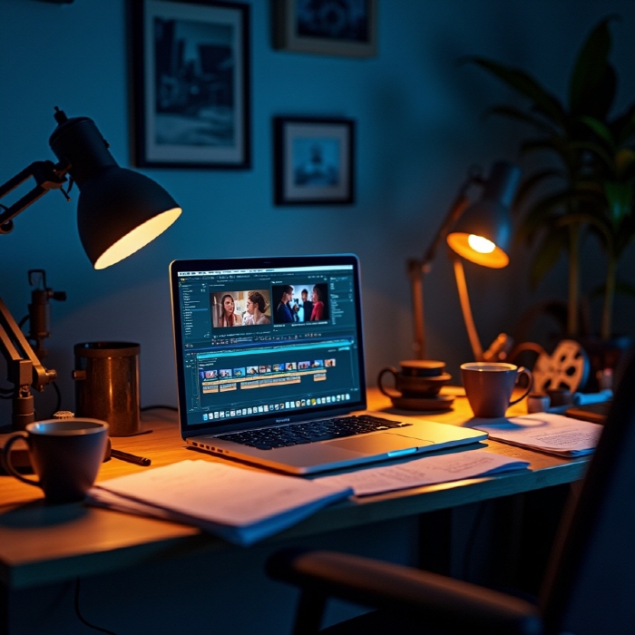 영화 편집 관련 이미지