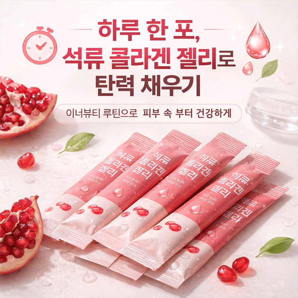 석류 콜라겐 젤리 추천 전 알아둘 점 효능&middot;성분&middot;섭취 팁