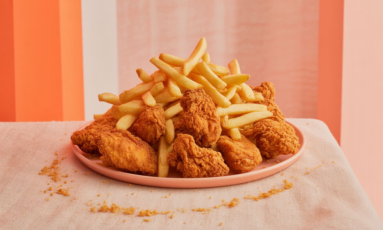치킨-감자튀김-사진