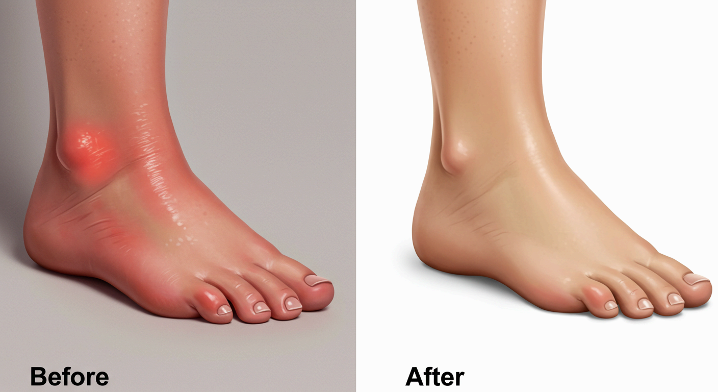 통풍 증상&amp;#44; 통풍에 해로운 음식&amp;#44; 통풍약 부작용 (+요산 정상수치)