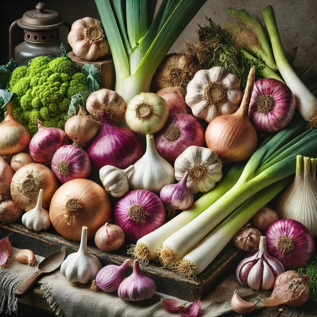 구근 식물들 이미지