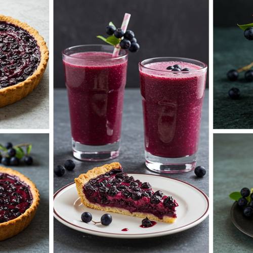 아로니아 음식 사진