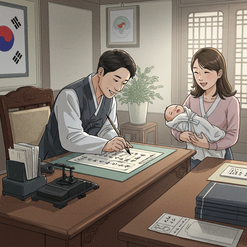 출생신고서 발급 관련 사진