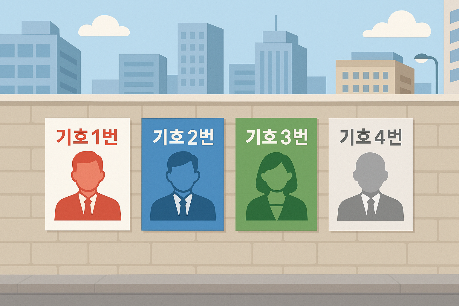 대통령선거후보번호