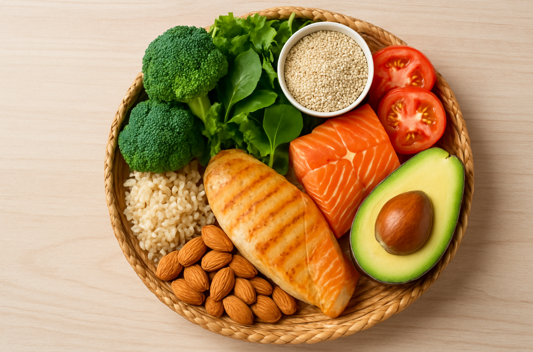 체중 감소를 위한 건강한 식단 사진