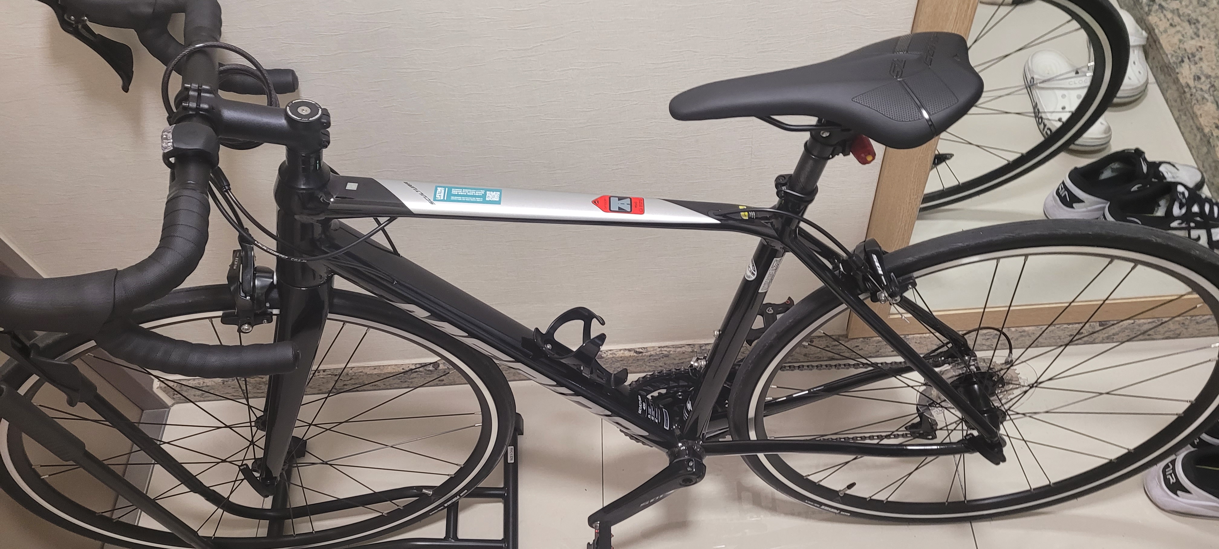 아들녀석 로드자전거 모습