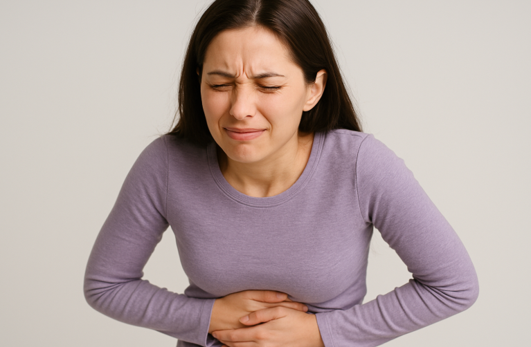 목이 간질간질하고 마른기침이 납니다