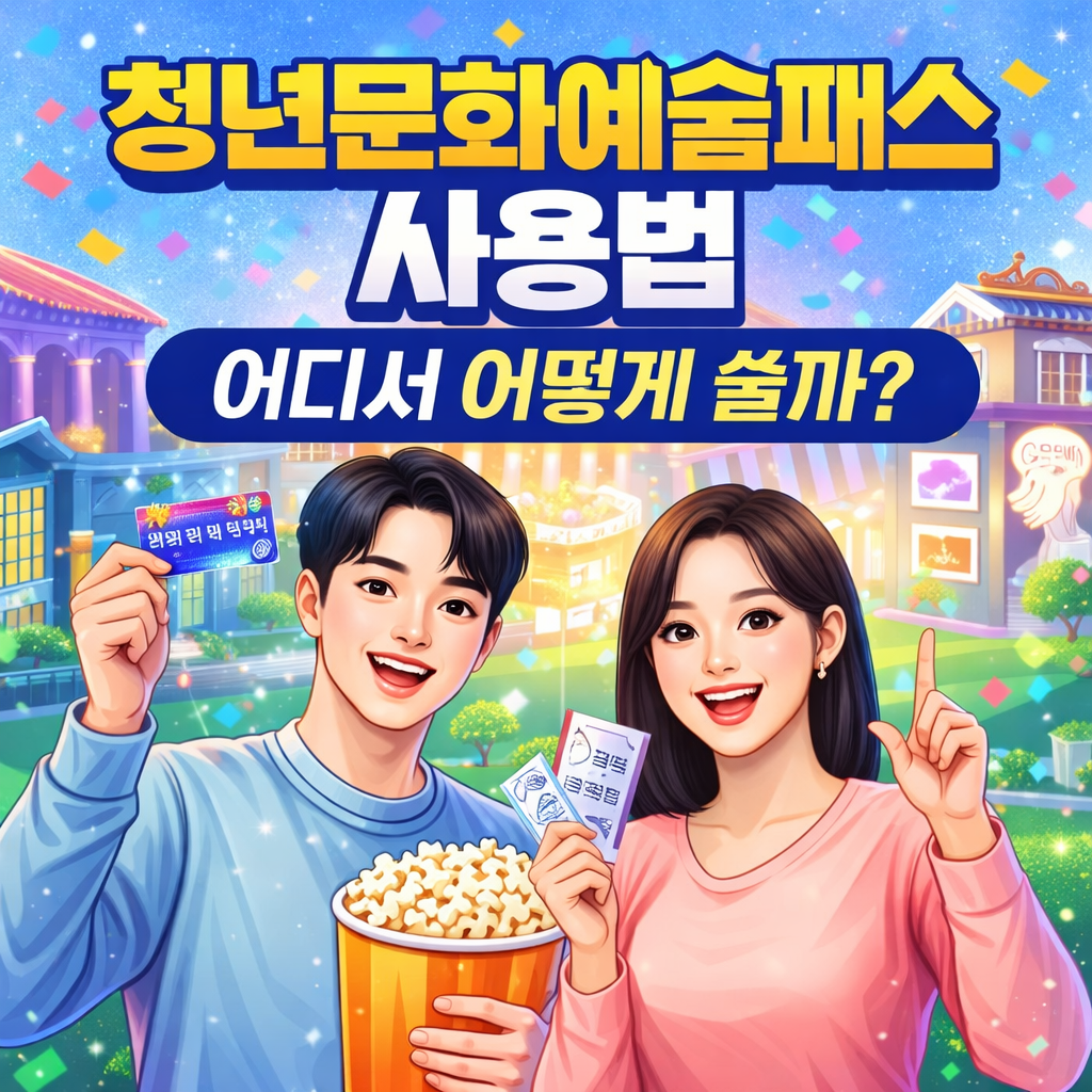 청년문화예술패스 발급하러 가기