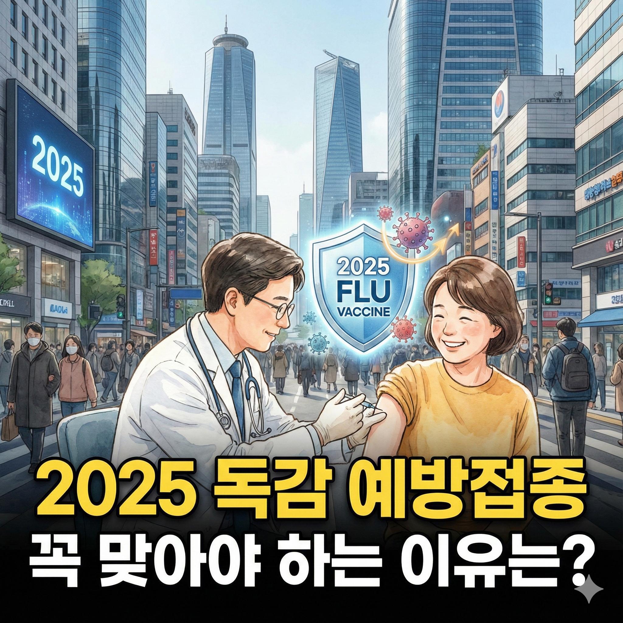 독감 예방접종, 2025년 꼭 맞아야 하는 이유는?