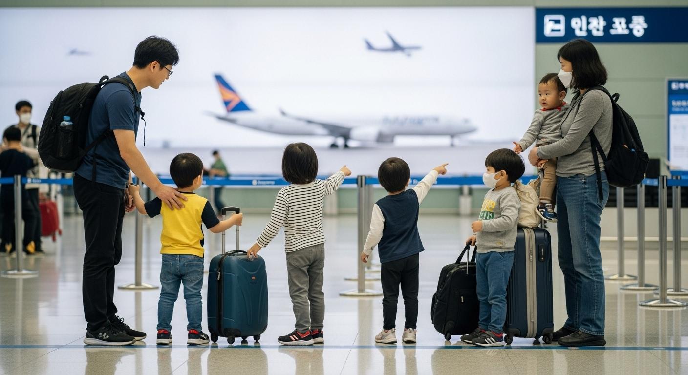 김포공항 다자녀