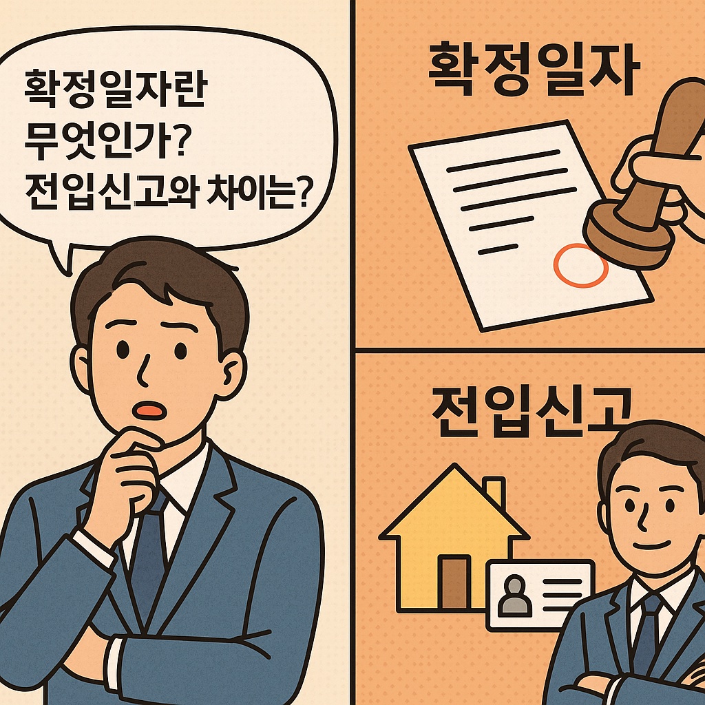 확정일자와 전입신고의 차이를 알아보기