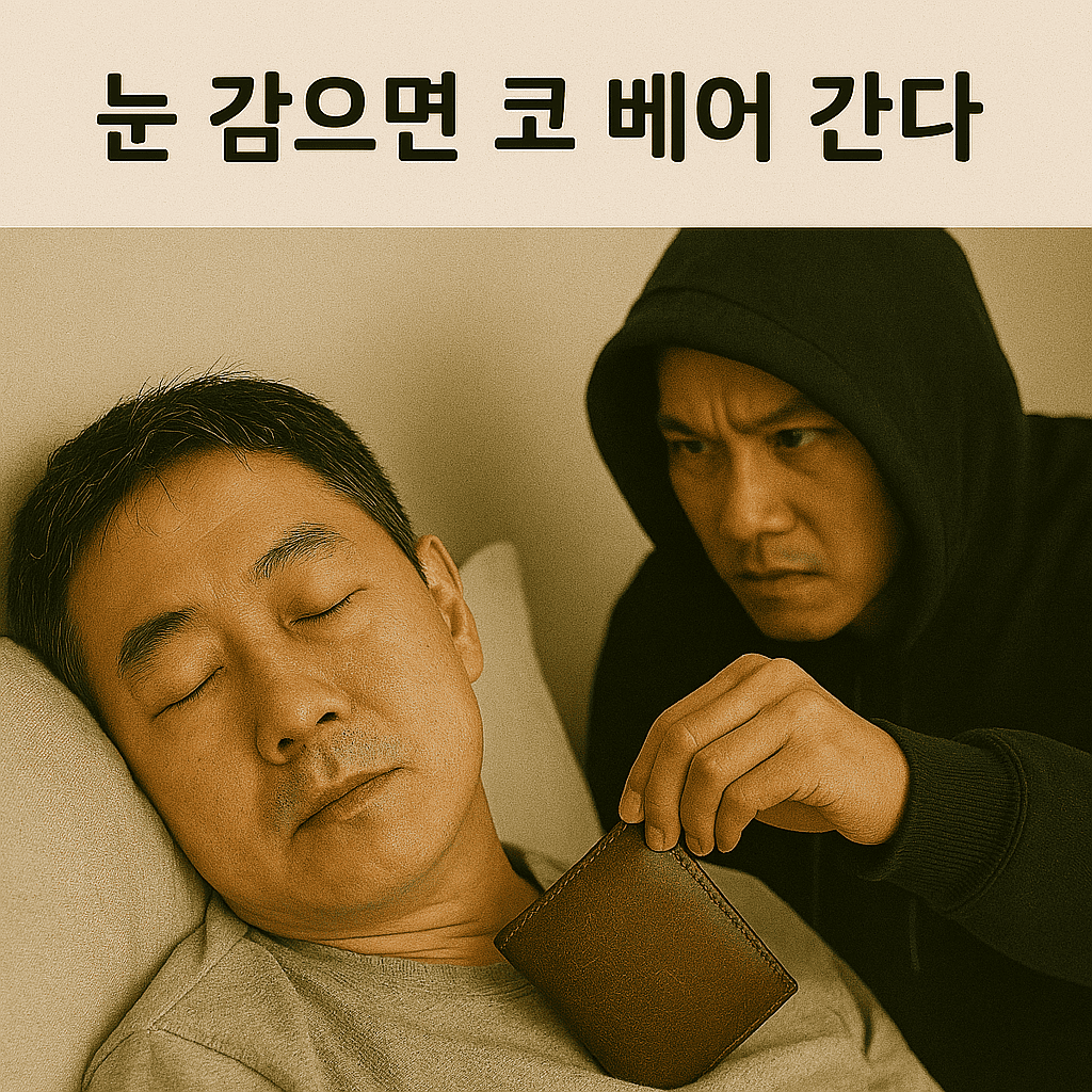 눈 감으면 코 베어 간다