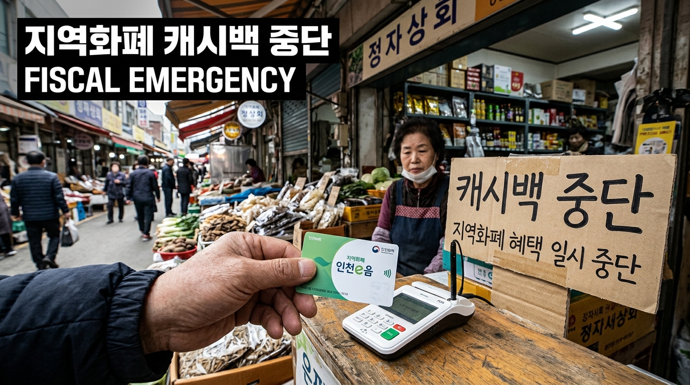 "선거 끝나자마자 혜택 종료?" 지자체 재정 비상과 지역화폐 캐시백 중단 사태의 전말