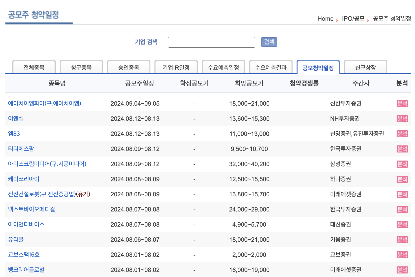 38커뮤니케이션 홈페이지