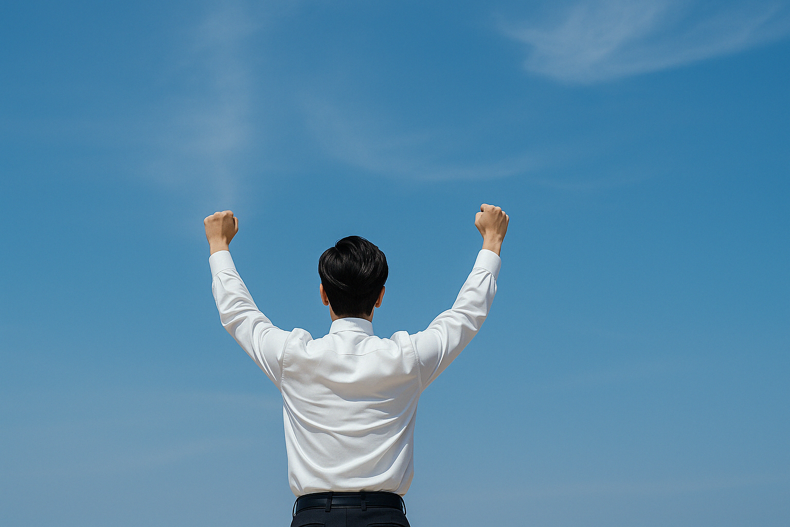 이기는 모습의 사진