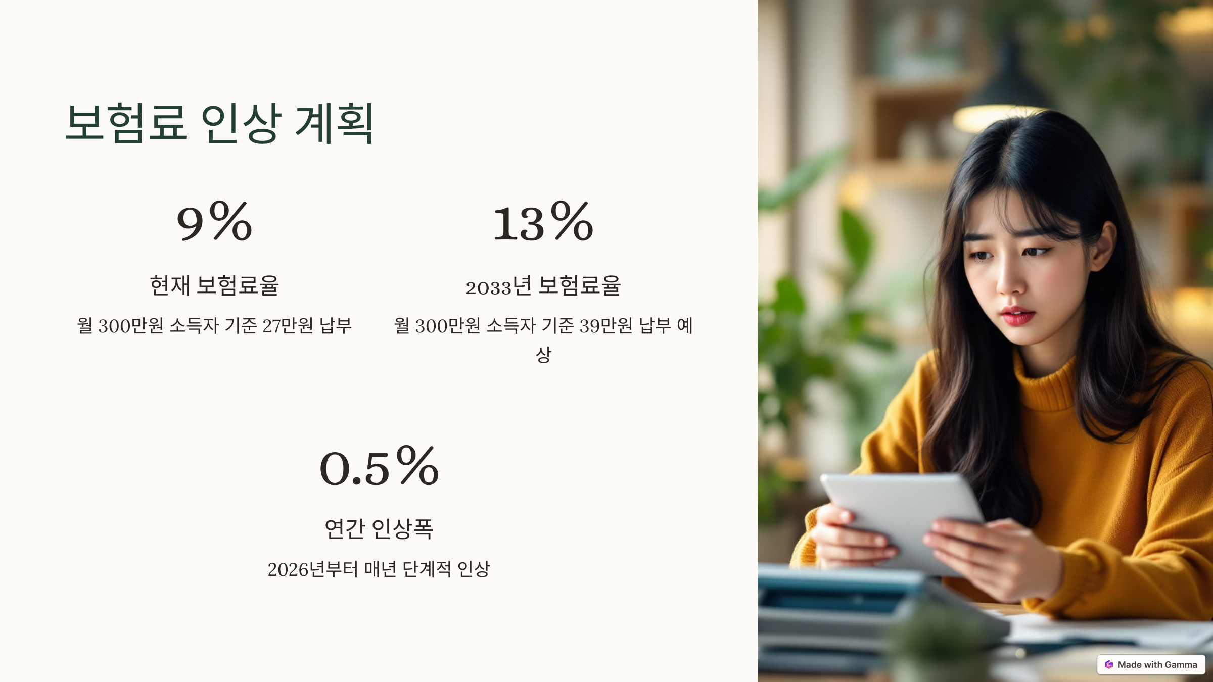 국민연금 개혁안 내용