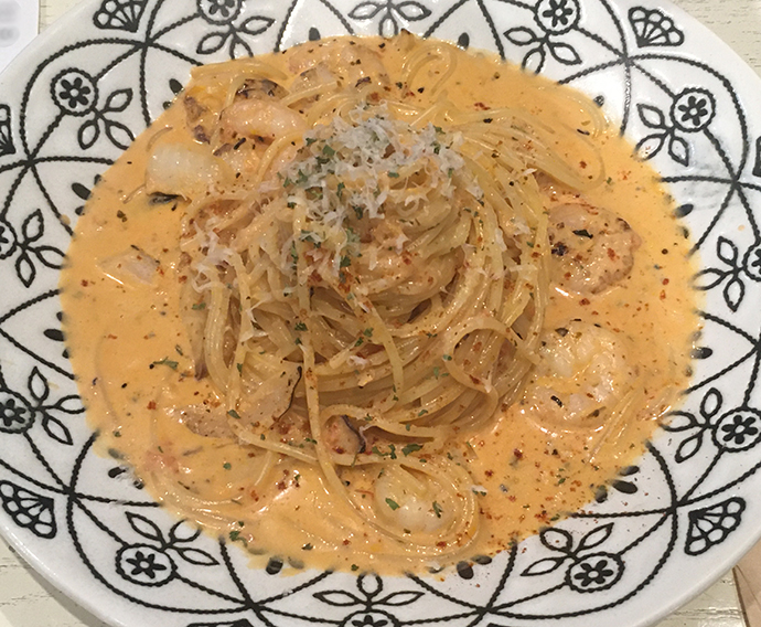 로제크림-쉬림프-파스타