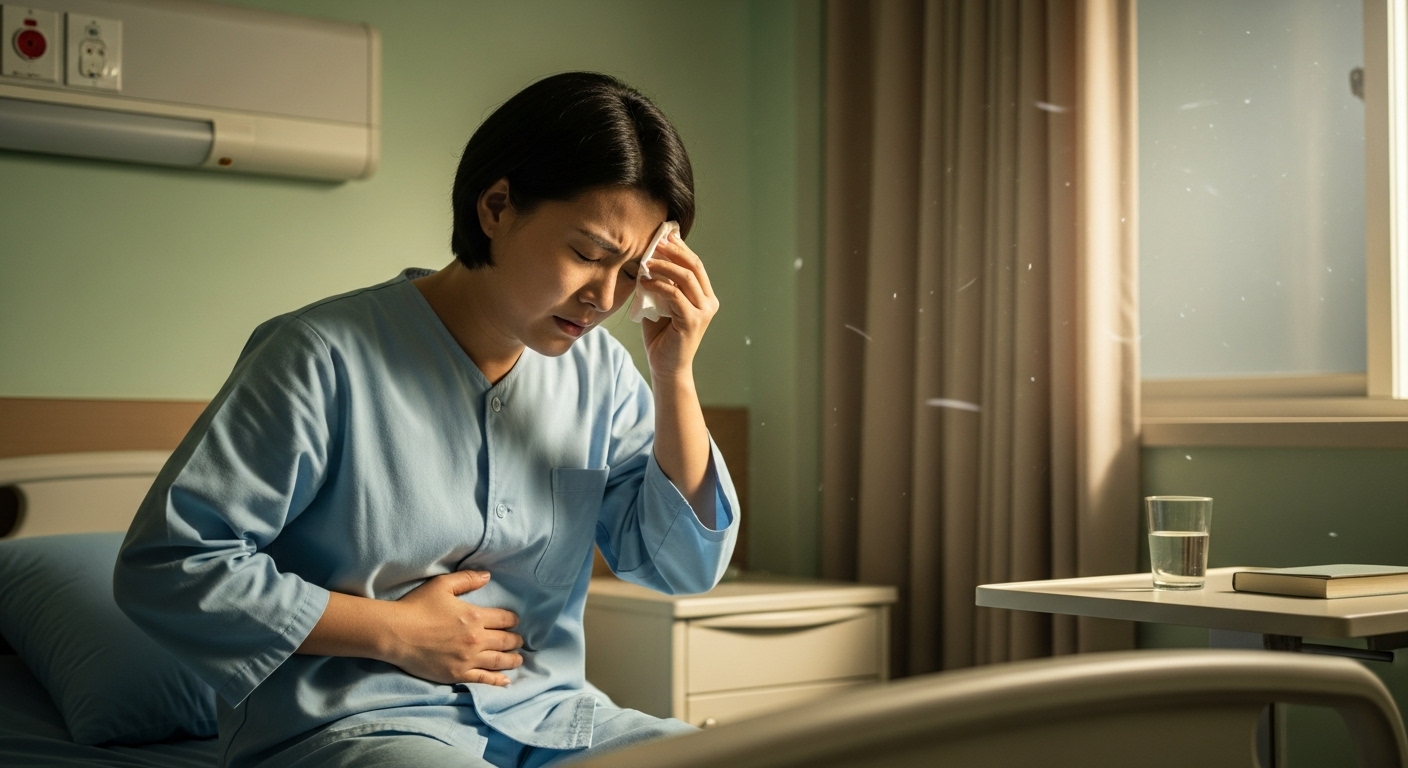 식은땀을 동반한 복통, 왜 위험할까?