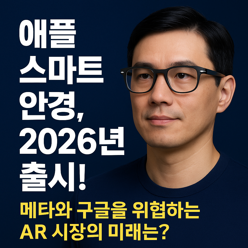 애플 스마트 안경, 2026년 출시 예상! 메타와 구글에 맞서는 AR 시장의 미래