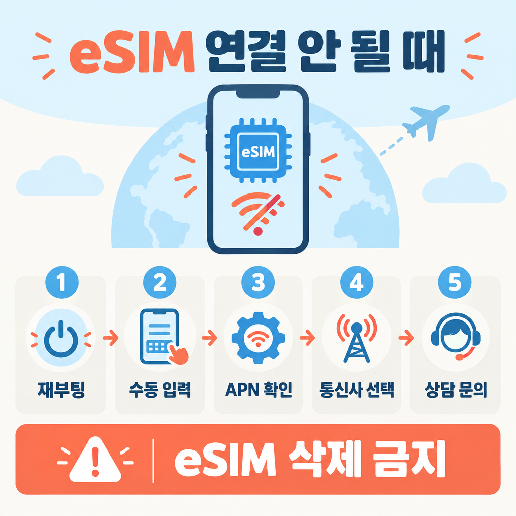 현지에서 설치가 막힐 때