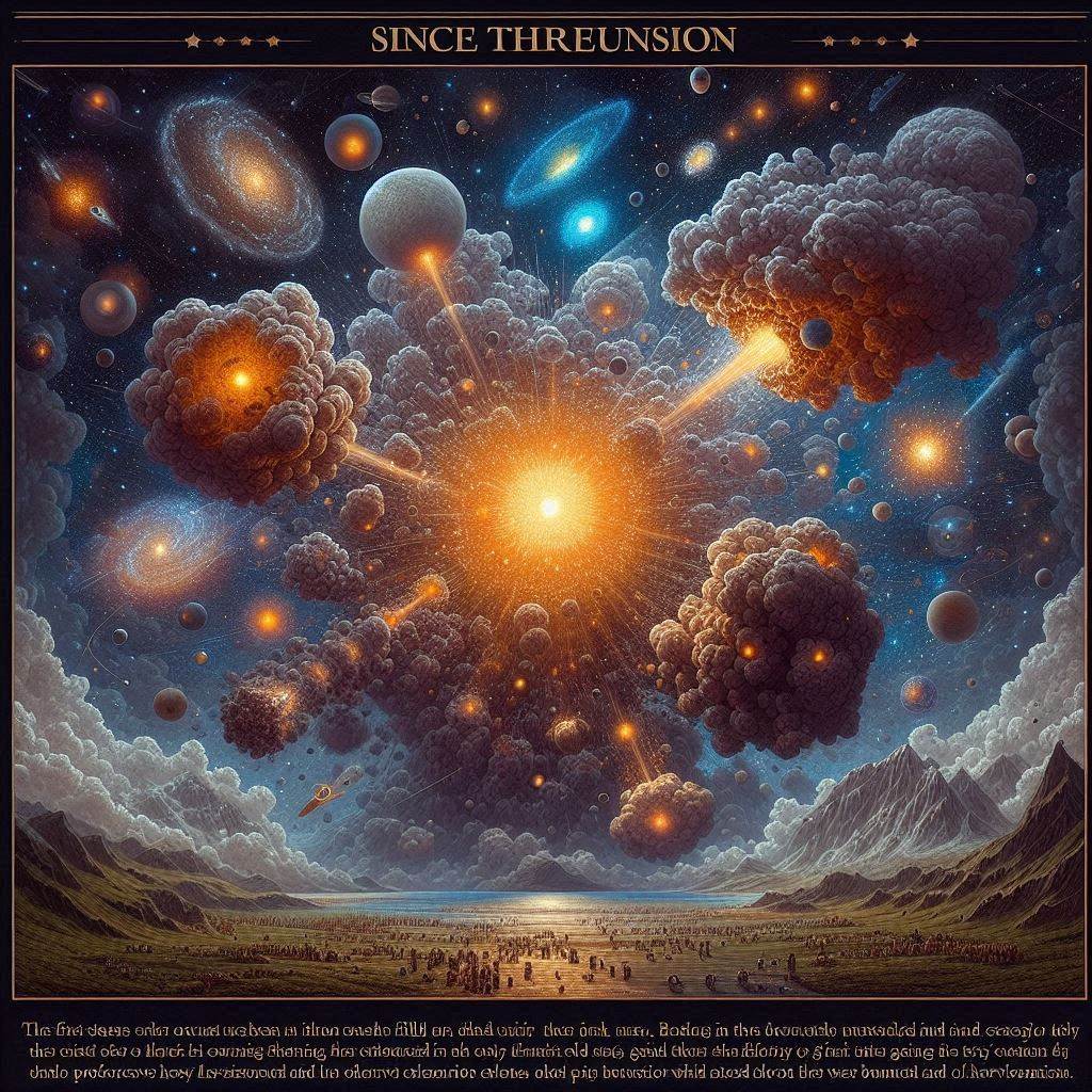 우주는 암흑 물질과 가스 구름으로 가득