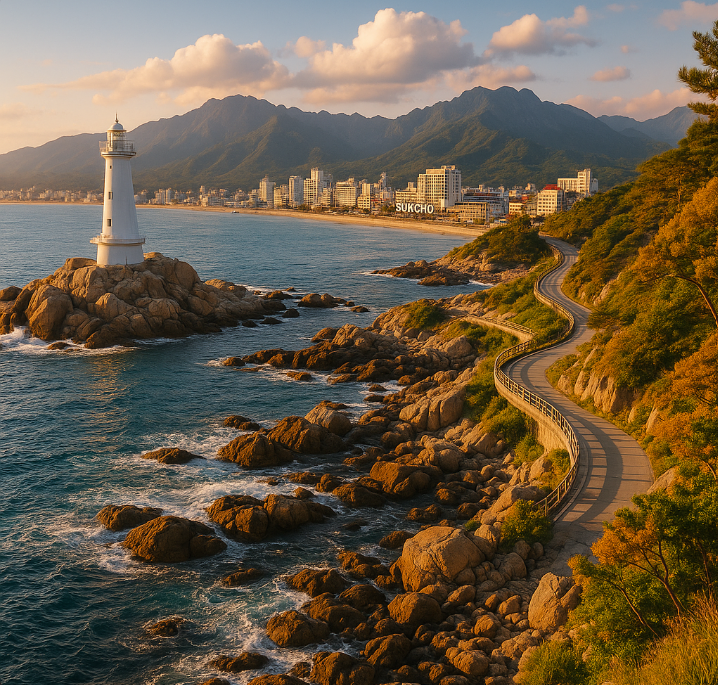 속초의 바다풍경