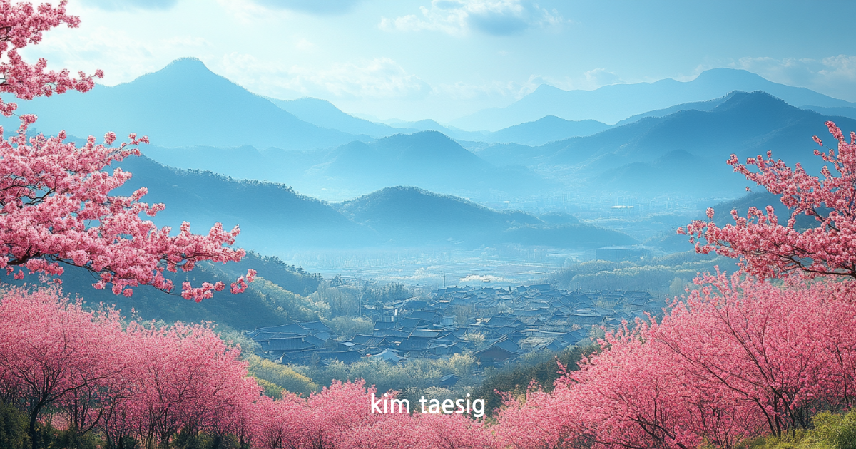 북한산의 사계절