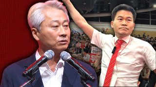 김근식 전한길 용팔이 비유