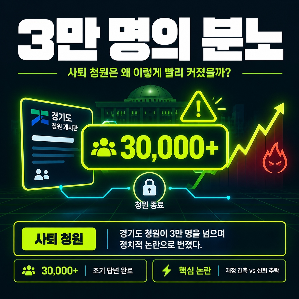 3만 명의 분노