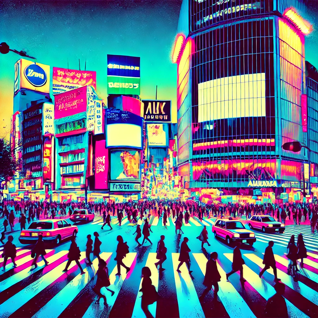 시부야 스크램블 교차로