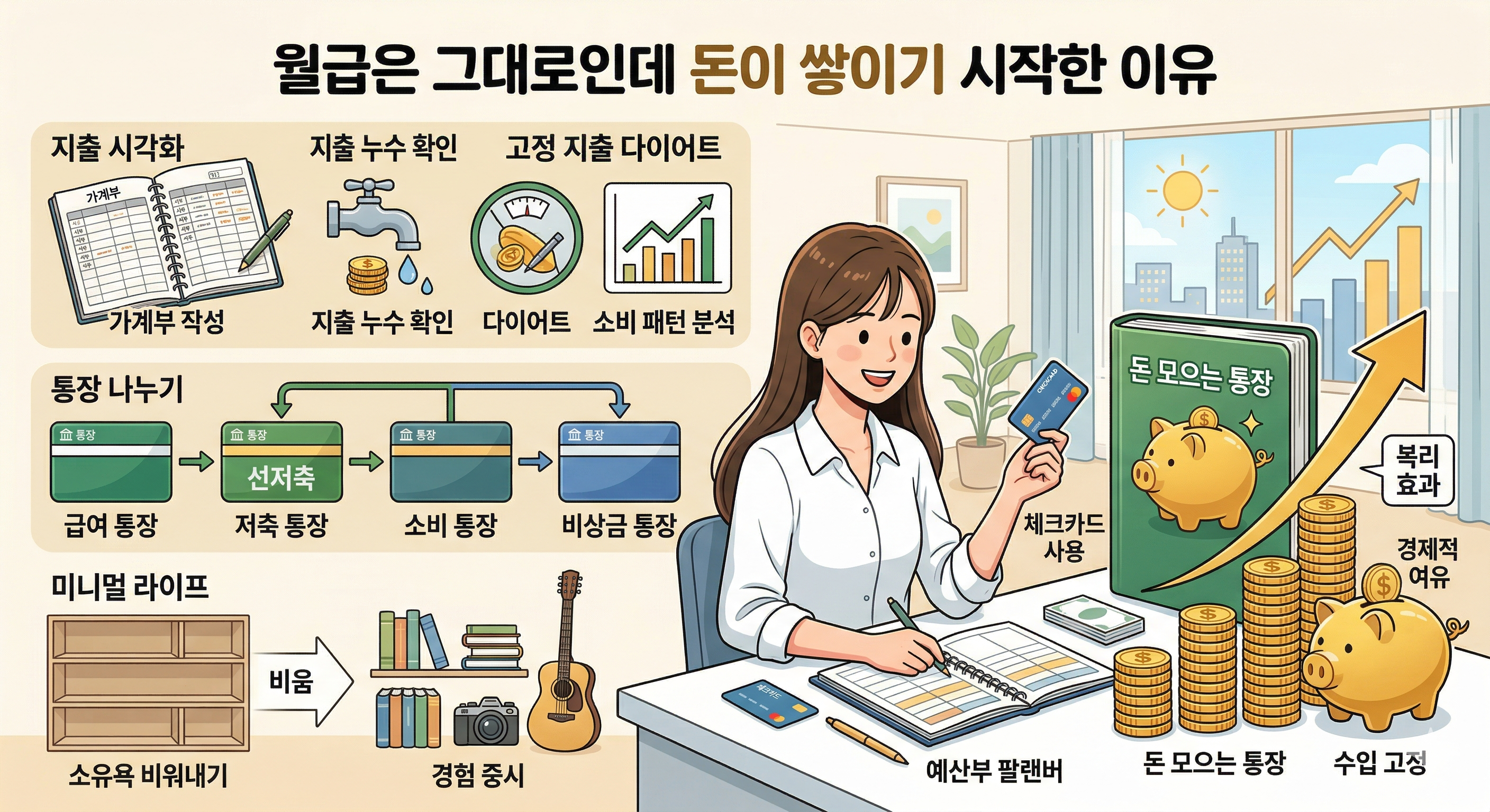 월급은 그대로인데 돈이 쌓이기 시작한 이유