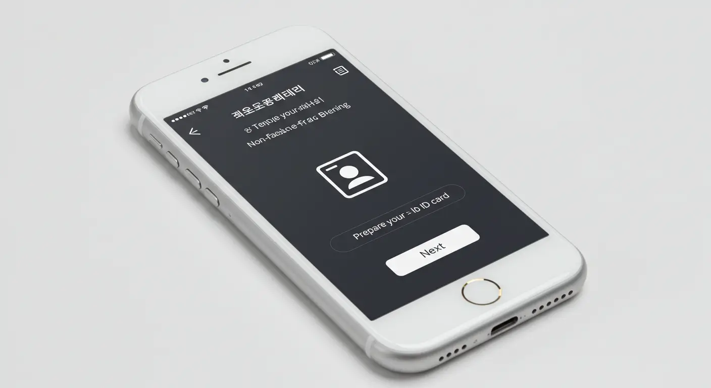 스마트폰으로 증권사 비대면 계좌를 개설하는 과정