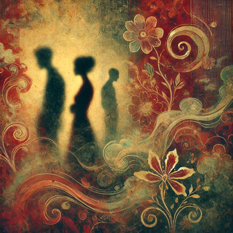 화양연화 분위기의 추상적인 일러스트 사진