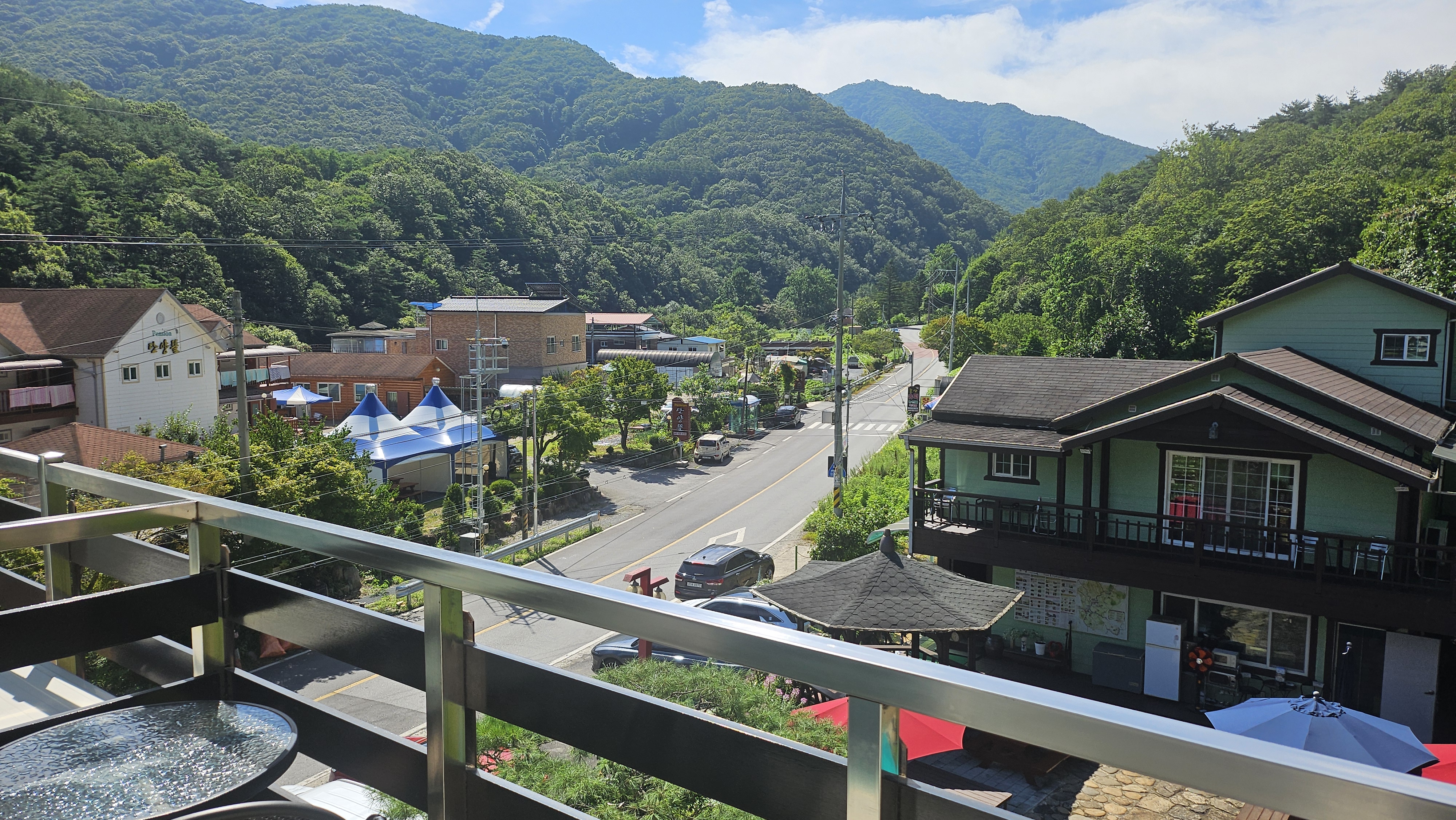 펜션 앞 전풍경
