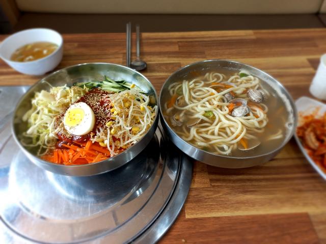여의동 칼국수 / 바지락칼국수와 쫄면