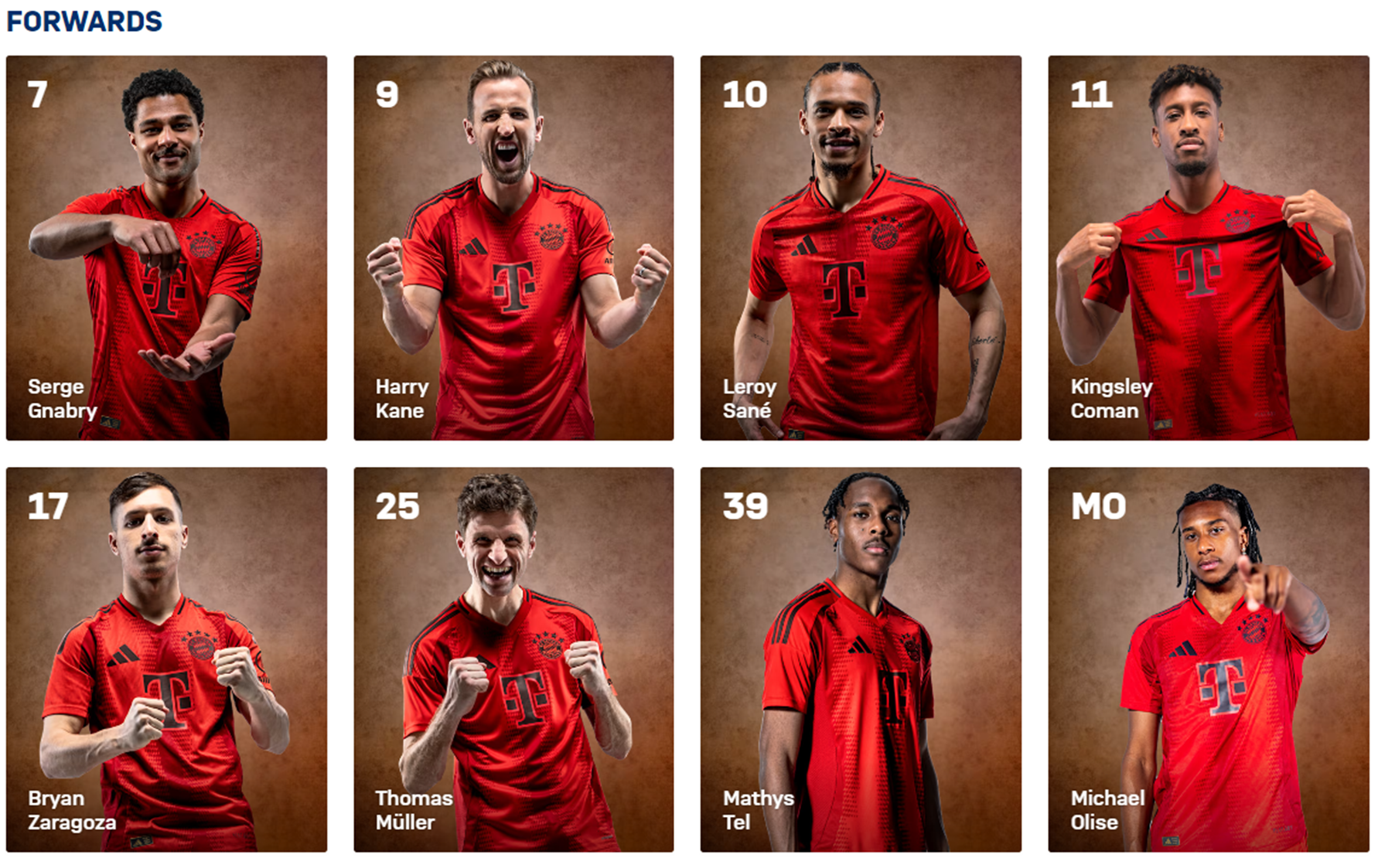 토트넘 바이에른 뮌헨 주요선수