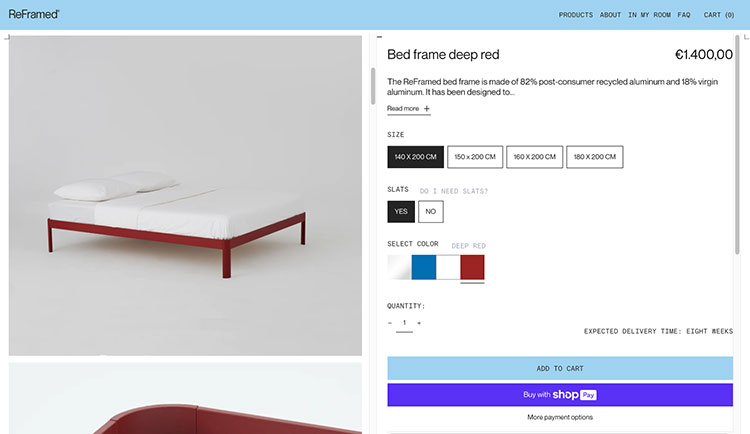 ReFramed 웹사이트