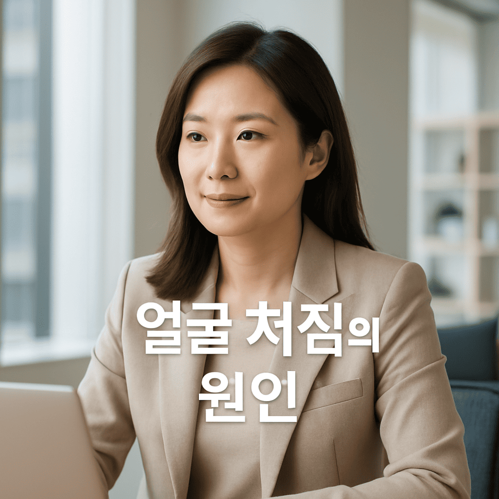 얼굴 처짐의 원인 5가지