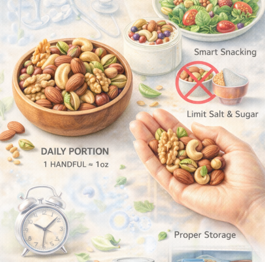 견과류 하루 권장량과 종류별 효능 관련 사진